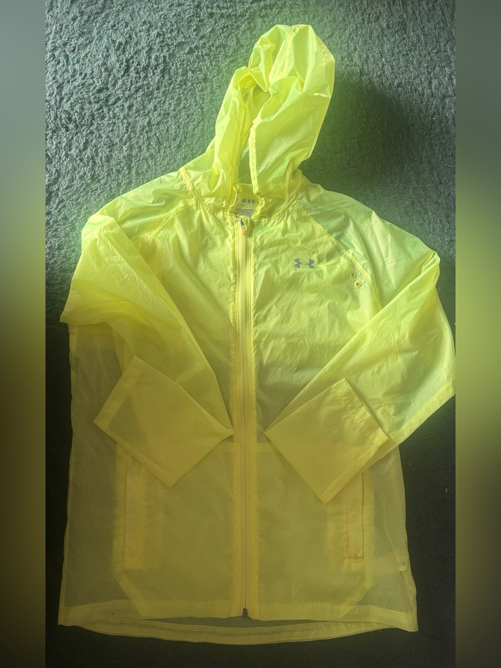 Under Armour Neon Yellow Lightweight Performance Jacket